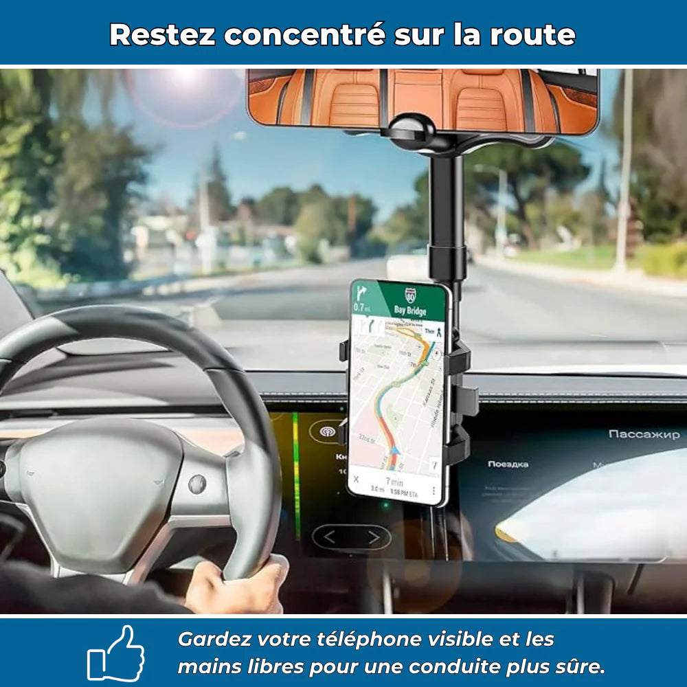VisionGrip 360 - Support de téléphone pour voiture