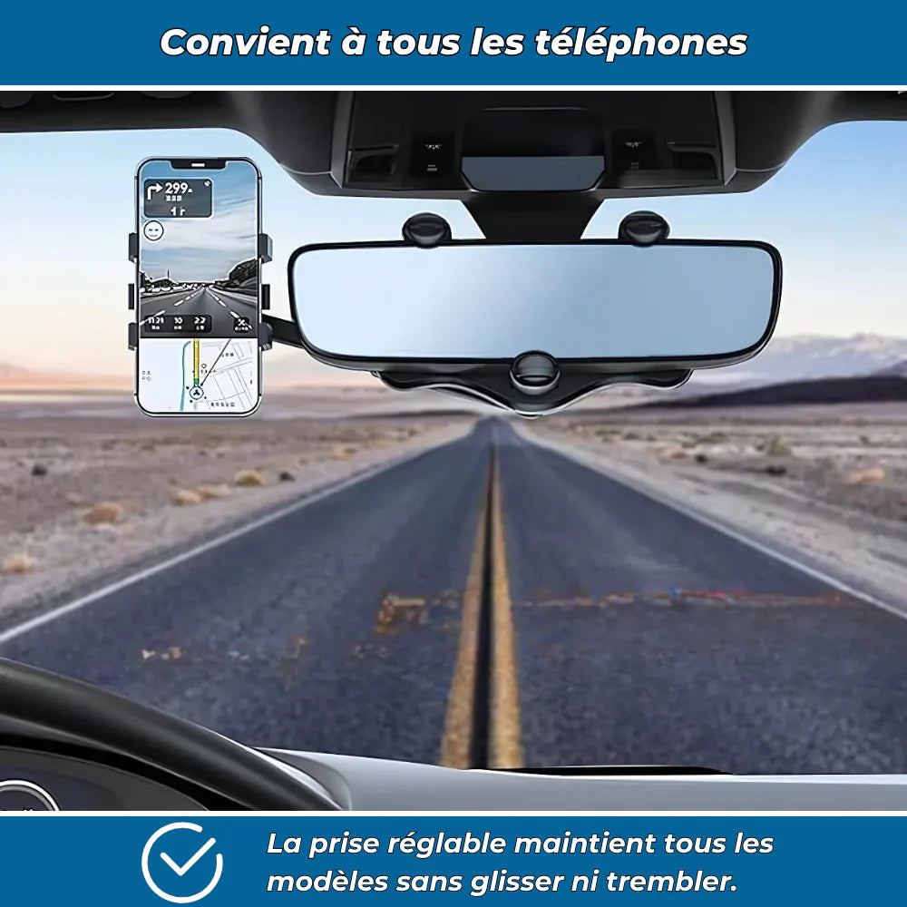 VisionGrip 360 - Support de téléphone pour voiture