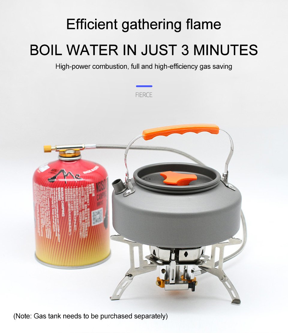 Réchaud à gaz résistant au vent pour le camping et l'extérieur