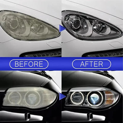 Kit de rénovation & revêtement cristal pour phares auto